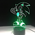 Miniatyrbillede 2 af 5: Piao 3D Sonic Natlys 1 Model Og Farveskiftende A251 XH[HkkK]