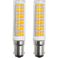 Miniatyrbild 1 av 5: Nya B15d LED-lampor 8w motsvarande 90w 80w 75w varmvit B15-sockel 910lm 220v 230v 3000k (set om 2) Snabb 2023[hk]