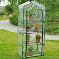 Miniatyrbild 2 av 5: JIKAIX Växthusöverdrag Transparent Enkel Montering PVC Rullgardinsdesign Växthusväxtskydd för Trädgård[HK] Four Layer