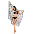 Pikkukuva 3 / 4: Rantahame Sarong Pareo Bikini Wrap Hame Peite Uimapuku [HK] Leopard print