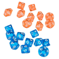 Miniatyrbillede 3 af 5: D10 Ti-sidet ædelstens terning til Rpg   spil sæt med 20 terninger[HK]