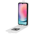 Miniatyrbillede 2 af 5: Til Samsung Galaxy A16 Etui med Kortlommer Vertikal Flip Læder Telefon Cover[HK] White