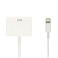Pikkukuva 3 / 5: Lightning-sovitinkaapeli 30-nastainen lataus ja synkronointi valkoinen iPhone[HK]