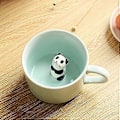 Miniatyrbillede 2 af 4: Kaffe Mælk Te Keramikkrus - 3D Dyr Morgenkop Bedste Gave til Morgen Drik(Panda)[HK]