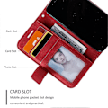 Miniatyrbillede 5 af 5: Til iPhone 12 mini Etui Wallet Læder Telefon Cover Hud-berørings Tekstur [HK] Style B Multicolor