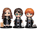 Miniatyrbillede 1 af 5: 3 stk./sæt Harry Potter Ron Hermione Figurer Legetøj Samleobjekt Model Dukke Legetøj Bord Kage Toppers Dekoration Ornamenter Fans Gave[HK]