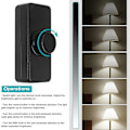 Miniatyrbillede 3 af 5: 3-100W LED bagkantsdæmper (drejedæmper), bruges til dæmpbar LED, glødelampe, halogenlampe, 220-240V, CE stik-kontakt, sort[HK]