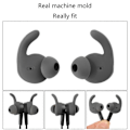 Miniatyrbillede 5 af 5: 6 stk. ørepropper, In-Ear spidser, blød silikonehud til Hua-wei xSport/Honor AM61[HK] Gray