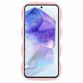 Pikkukuva 3 / 5: WANLONFENG XL -sarja Samsung Galaxy A05s 4G -puhelimelle Aaltoileva reunus TPU-kuori karkaistulla lasikalvolla [HK] Style C Multicolor