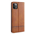Miniatyrbillede 3 af 5: Læder Etui til iPhone 12 / 12 Pro[HK] Light Brown