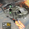 Miniatyrbillede 4 af 5: Fjernstyret Helikopter, 3.5 Kanaler RC Drone m/ LED Helikopterlys Nat, 100% Ny[HK] Green