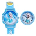 Frozen Prinsesse Elsa Ur til Børn - Sød Tegneseriefigur Gave [HK] blue