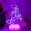 Miniatyrbild 3 av 5: Qinwei Game Kingdom Hearts  Nattlampa 3d Illusion Led-lampa med 16 färger Touch Fjärrkontroll för pojkar Dekorationer -- Crack Seat[HkkK]