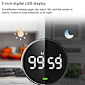 Miniatyrbillede 4 af 5: Digital LED Timer Manuel Nedtællings Alarmur Magnetisk Stopur Brusebadstimer[HK] Gold