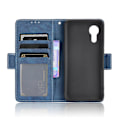Miniatyrbillede 5 af 5: Læder Wallet Beskyttelsesetui med Flere Kortlommer til Samsung Galaxy Xcover 5[HK] Style D Multicolor