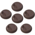 Miniatyrbillede 1 af 5: 6 stk. silikone drikkekop låg, genanvendelige kaffekop lågcoffee (d-b2)[HK] brown