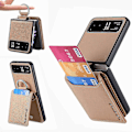 Miniatyrbillede 1 af 5: Litchi Tekstur Læder Telefon Cover Til Motorola Razr 40 S202412274918[HK] Khaki