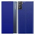 Pikkukuva 1 / 5: Samsung Galaxy S21 FE -puhelimelle tarkoitettu ikkunallinen suojakotelo, pudotussuoja, nahkainen suojakuori jalustalla [HK] Multicolor Style C