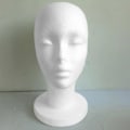 Miniatyrbilde 2 av 5: Skum Mannekeng Hode Modell Solbriller Brille Stativ Hatt Caps Display Holder Headset Mannekeng Hode Display Stativ Rack[HK] white