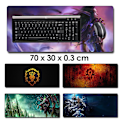 Miniatyrbild 2 av 5: Warcraft World Halkfri Gaming Mus Musmatta Tangentbordskudde för PC Laptop[HK] mssj11