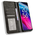 Miniatyrbillede 2 af 5: Til TCL 505 T509K T5094 Etui Retro Læder Magnetisk Lukning Flip Telefon Cover[HK] Style C Multicolor