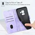 Miniatyrbillede 5 af 5: Læder Etui Til Samsung Galaxy A8+ 2018[HK] Light Purple