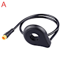 Miniatyrbilde 1 av 5: Sykkel Kraft Pedalassistent Sensor Sykkeldeler 12 Magneter Sykler Pedalsensor[HK] Black A