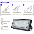 Pikkukuva 5 / 5: 50W Ip65 Vedenpitävä Ulkokäyttöön Tarkoitettu LED-valonheitin [HK] Warm White