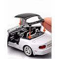 Pikkukuva 3 / 5: 1/32 Mazda Mx-5 Pienoisvalettu Mx5 Roadster Leluautomalli Ääni- ja valoefekteillä Avattavat ovet Keräilylahja Lapsille Pojille[HK] Red
