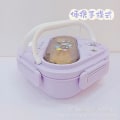 Miniatyrbillede 3 af 5: Kuromi My Melody Cinnamoroll Pompom Purin Ny Sanrioed Mikrobølgeovn Spiseboks Husholdningsfrisk Boks Frokostboks Anime Legetøj Gave[HK] 1