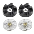 Miniatyrbillede 1 af 4: 4 Pakke Reservedele Gear, Kompatibel med Nutri 600w 900w Blender Juicere[HkkK]