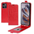 Pikkukuva 4 / 5: Motorola Edge 50 Neo 5G -kotelo korttipaikoilla, pystysuuntainen läppä nahkainen puhelinkotelo - Musta[HK] Red Multicolor