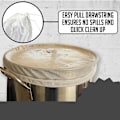 Miniatyrbillede 2 af 4: Bryg Mesh Bag Stor Kapacitet Snørepose Holdbar Hvid Bryg Mesh Bag Til Indendørs[HkkK] White