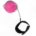 Hög-elasticitets fotbollsformad handledsband studsboll för inomhuslek [HK] Pink
