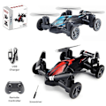 Miniatyrbilde 1 av 5: Fjernstyrt Flygende Bil Luft-jord Dual Mode Leker[HK] Blue