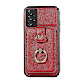 Miniatyrbild 2 av 5: För Samsung Galaxy A52 4g / A52s 5g / A52 5g Fodral Korthållare PU Läder Telefonskal med Ställ [HK] Red