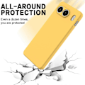 Miniatyrbillede 5 af 5: Flydende silikone anti-ridse telefoncover med håndrem til OnePlus Nord 4 - Grøn[HK] Yellow Multicolor