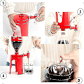 Miniatyrbillede 3 af 3: Drikkevare dispenser/drikke dispenser til kulsyreholdige drikke/coca cola/sprite, festdrikke dispenser/drikkeværktøj mini upside down drikkefontæne[HK]