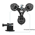 Miniatyrbillede 5 af 5: Sugekop Bilholder Tripod Monteringsbeslag + Base Adapter Til Osmo Pocket[HK]