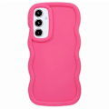 Miniatyrbillede 2 af 5: WANLONFENG XL Series til Samsung Galaxy A05s 4G Cover Bølgekant TPU Cover med Hærdet Glas Film[HK] Style D Multicolor