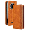 Miniatyrbilde 1 av 5: For Oukitel WP19 Retro Tekstur Magnetisk Absorpsjon Veske Mosaikk Lommebok Stativ Beskyttelsesdeksel[HK] Style C Oukitel WP19 Brown