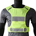 Miniatyrbillede 1 af 5: Reflekterende Vest Løbeudstyr Ultralet & Behagelig Sikkerhedsveste Til Løbetræning, Gåture, Cykling [HK] M