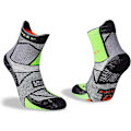 Miniatyrbillede 2 af 5: Marathon Fresh Unisex Løbesokker,[HK] Large Black/Grey/Lime Green