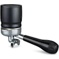 Miniatyrbillede 3 af 5: 58mm Kaffe Doseringskop, Aluminiumlegering Espresso Doserings Tragt Kaffe Doserings Ring Fordeler Kaffemaskine Tilbehør(1stk, Sort)[HK]