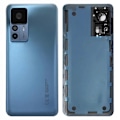 Miniatyrbild 1 av 3: För Xiaomi 12T Pro 5G Bakre Batterilucka med Kameraring Linsskydd Reservdel - Svart[HK] Blue Multicolor