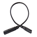 Miniatyrbillede 2 af 5: IEC320 C8 Hanstik til IEC320 C7 Hunstik Strømkabel Forlængerkabel C7 til C8[HK]