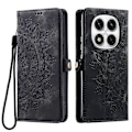 Pikkukuva 1 / 5: Lompakkokotelo Xiaomi Redmi Note 14 Pro 5G 14 Pro 5G Poco X7 5G nahkainen puhelinkuori Skin Feel Totem[HK] Multicolor Black