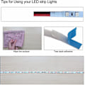 Miniatyrbillede 4 af 5: HKK 12v LED-strimmel, 1 cm bred, 3000k LED-strimmel 5m varm hvid 2835 Ip65 120 LED'er/m, i alt 600 LED'er LED-lysbånd til soveværelse, køkkendekoration