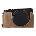 Pikkukuva 1 / 5: Leica D-Lux 8 Kamerakotelo PU Nahkainen Suojakotelo - Vihreä[HK] Khaki Multicolor