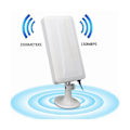 Miniatyrbilde 2 av 5: Langdistanse 150Mbps WiFi-forlenger Trådløs Utendørs Ruter Repeater WLAN Antenne for Booster 5M[HK] White